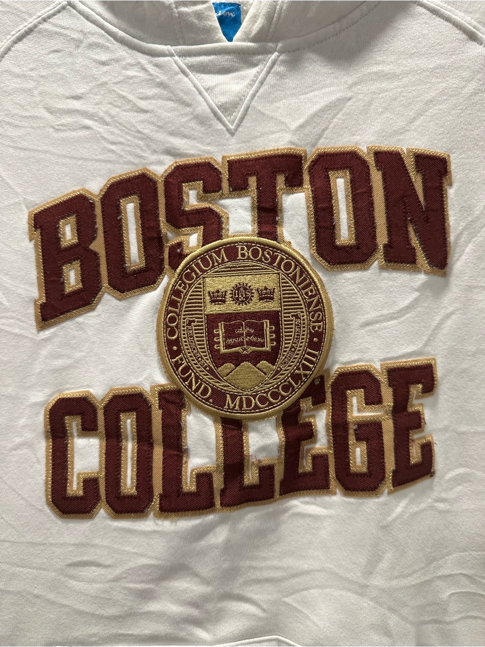 Men’s / Unisex L | 2010s Era Champion Embroidered Boston College Hoodie